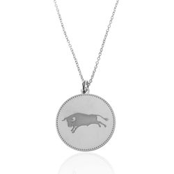Collar Plata 54+5cm CO00432RH Zodiaco Tauro