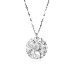 Collar Plata 55+5cm CO00465RH Zodiaco Leo
