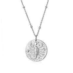 Collar Plata 55+5cm CO00468RH Zodiaco Escorpio