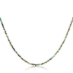 Collar Plata Argent Basic 40-5cm COCD1539T Turquesa