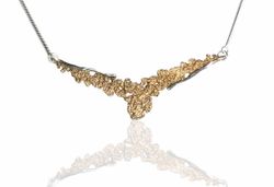 Collar Plata Arior Symphony Naranja 1130412XPU