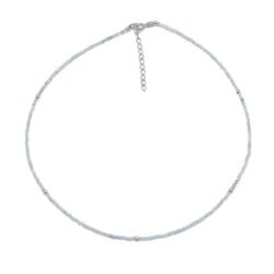 Colgante Plata Mujer COM0056RHAQ Piedras Minerales Aquamarina