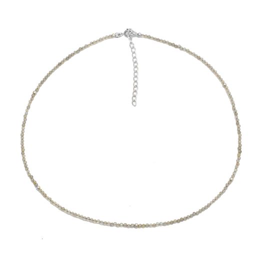 Colgante Plata Mujer COM0056RHLA Piedras Minerales Labradorita