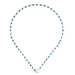 Collar Plata Mujer COM0095PLNP Piedras Minerales Neo Apetite