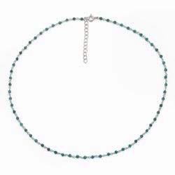 Collar Plata COM0132PLAP Piedras Minerales Apatite