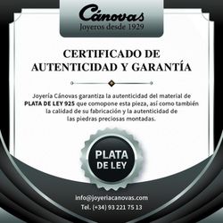 Colgante Plata Dorada 1cm Liska Mujer LET02CL-DD Colgante D Circonitas Multicolor