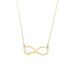 Collar Plata Dorada 36+4cm CO00528DO Mama Infinito