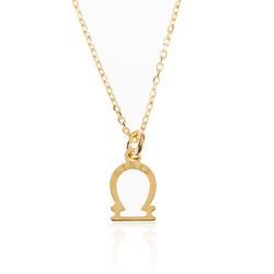 Collar Plata Dorada 37+4cm CO00423DO Zodiaco Libra