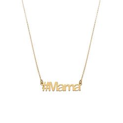 Collar Plata Dorada 38+4cm CO00525DO #Mama