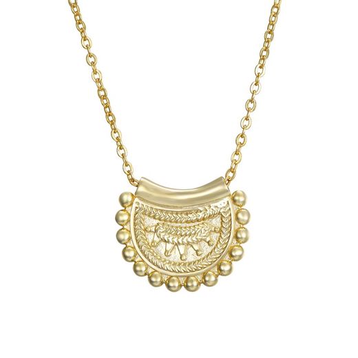 Collar Plata Daurada 38+4cm COL0673DO Ventall