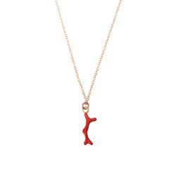 Collar Plata Dorada 38+5cm COL0626DOERXX Coral