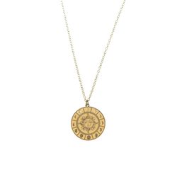 Collar Plata Dorada 38+5cm COL0640DO Sol