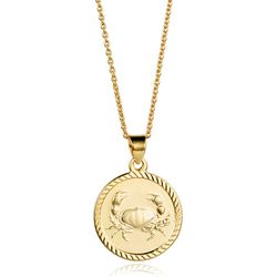 Collar Plata Dorada 40+5cm CO00406DO Zodiaco Cancer