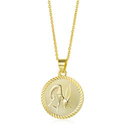 Collar Plata Dorada 40+5cm CO00412DO Zodiaco Capricornio