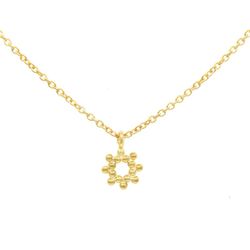 Collar Plata Dorada 40+5cm COL0641DO Sol