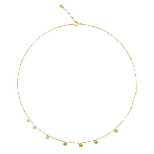 Collar Plata Daurada 41+3cm CO00503DO 7 Xapites