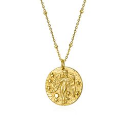 Collar Plata Dorada 55+5cm CO00466DO Zodiaco Virgo