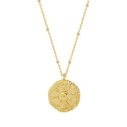 Collier Argent Doré 56+5cm CO00484DO Coin