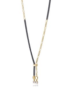 Collar Plata Dorada Bicolor Gris Viceroy 13249C100-35 Circonitas