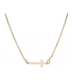 Collar Plata Dorada Liska LAF6355CL-D Cruz