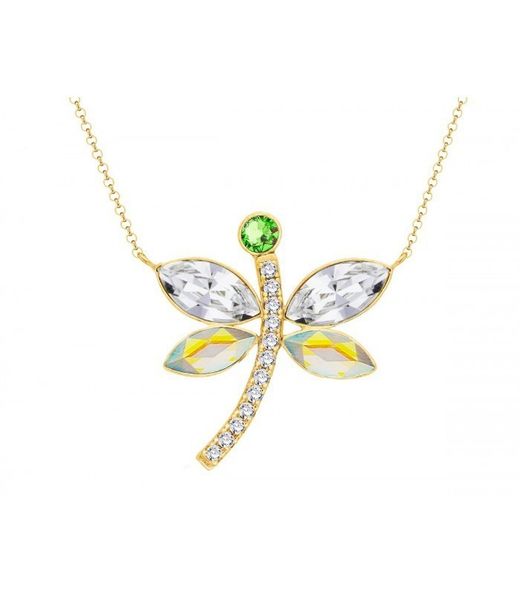 Colgante Plata Dorada Liska Mujer LSW0195CL-D Mariposa Circonitas