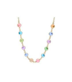 Collar Plata Dorada Liska Mujer LSW2256CL-D Circonitas Multicolor