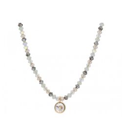 Colgante Plata Dorada Liska Mujer LSW3217CL-D Colgante Liska Cristals