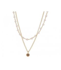 Colgante Plata Dorada Liska Mujer LSW3226CL-DLT Colgante Liska Cristals