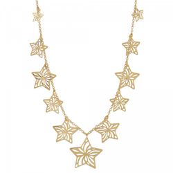 Collar Plata Dorada Sovrani 40+5cm AVP044 Estrellas