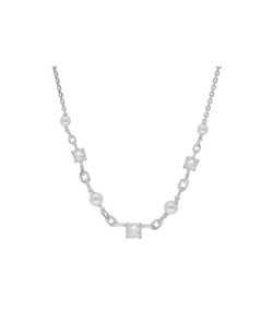 Collar Plata Liska LAF6419CL Perlas Circonitas