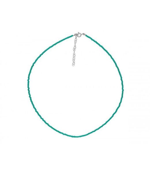 Collar Plata Liska LAF6476CL Pedres Naturals Turquesa