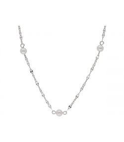 Collar Plata Liska LAF6495CL Perlas