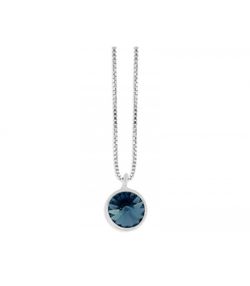 Colgante Plata Liska Mujer LSW2015CL-M Circonita Azul