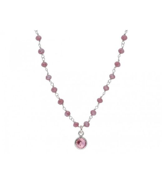 Penjoll Plata Liska Dona LSW3225CL-L Penjoll Liska Cristals Rosa
