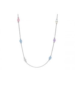Collar Plata Liska Mujer LSW3239CL Circonitas Multicolor