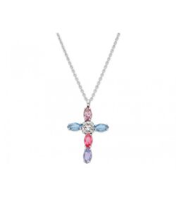 Colgante Plata Liska Mujer LSW4306CL-B Colgante Cruz