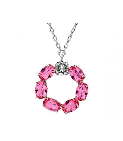 Colgante Plata Liska Mujer LSW4402CL-R Circonitas Rosadas