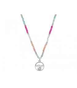 Colgante Plata Liska Mujer MAMA08CL Mamá Piedras Naturales