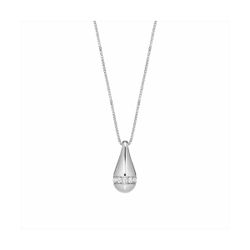 Collar Plata N22075 Gota Con Circonitas