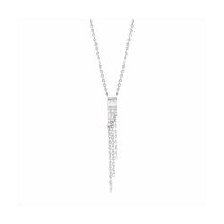 Collar Plata N23002 Piedra Con Circonitas