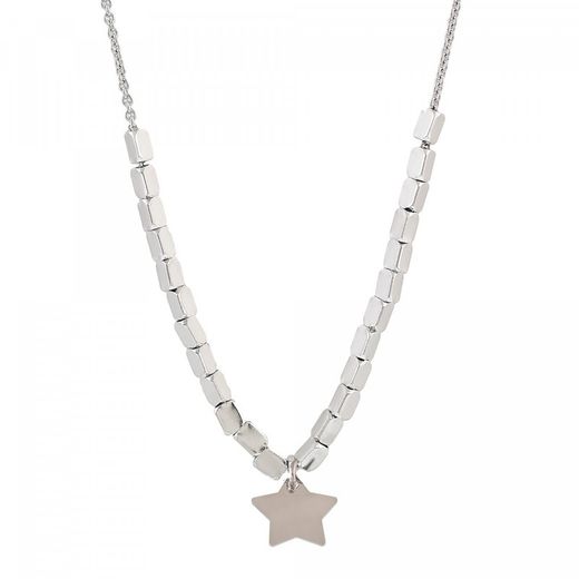 Collar Plata Sovrani 40+5cm AVP011 Estrella