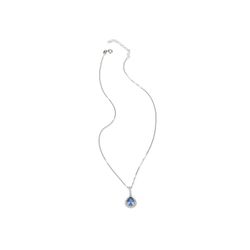 Collar Plata Sovrani 40+5cm J8074 Circonitas Cristal Aguamarina