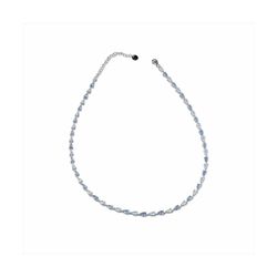 Collar Plata Sovrani 40+5cm J8381 Circonitas Bicolor Aguamarina