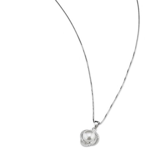 Collar Plata Sovrani 40+5cm J8403 Circonites I Perla
