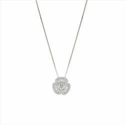 Collar Plata Sovrani 45cm J9870 Flor Con Circonitas