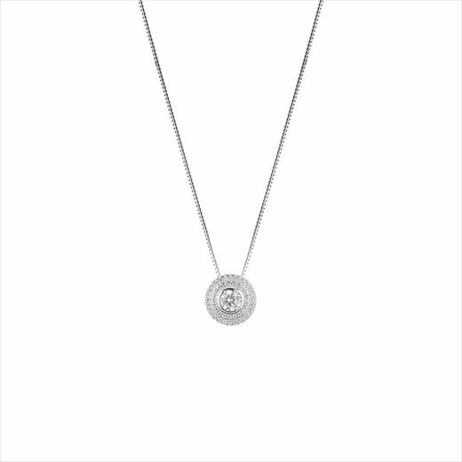 Collar Plata Sovrani 45cm J9885 Circonites