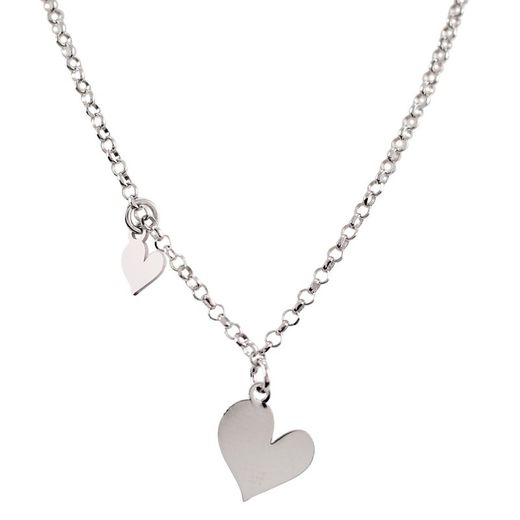 Sovrani AVP265 Silver Hearts Necklace