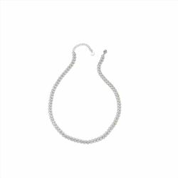 Collar Sovrani Bronce 39+6cm J10924 Rodiado Con Circonitas