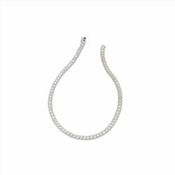 Collar Sovrani Bronce 43cm J10928 Rodiado Con Circonitas