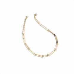 Collar Sovrani Bronce 45cm J9133 Chapado Cadena